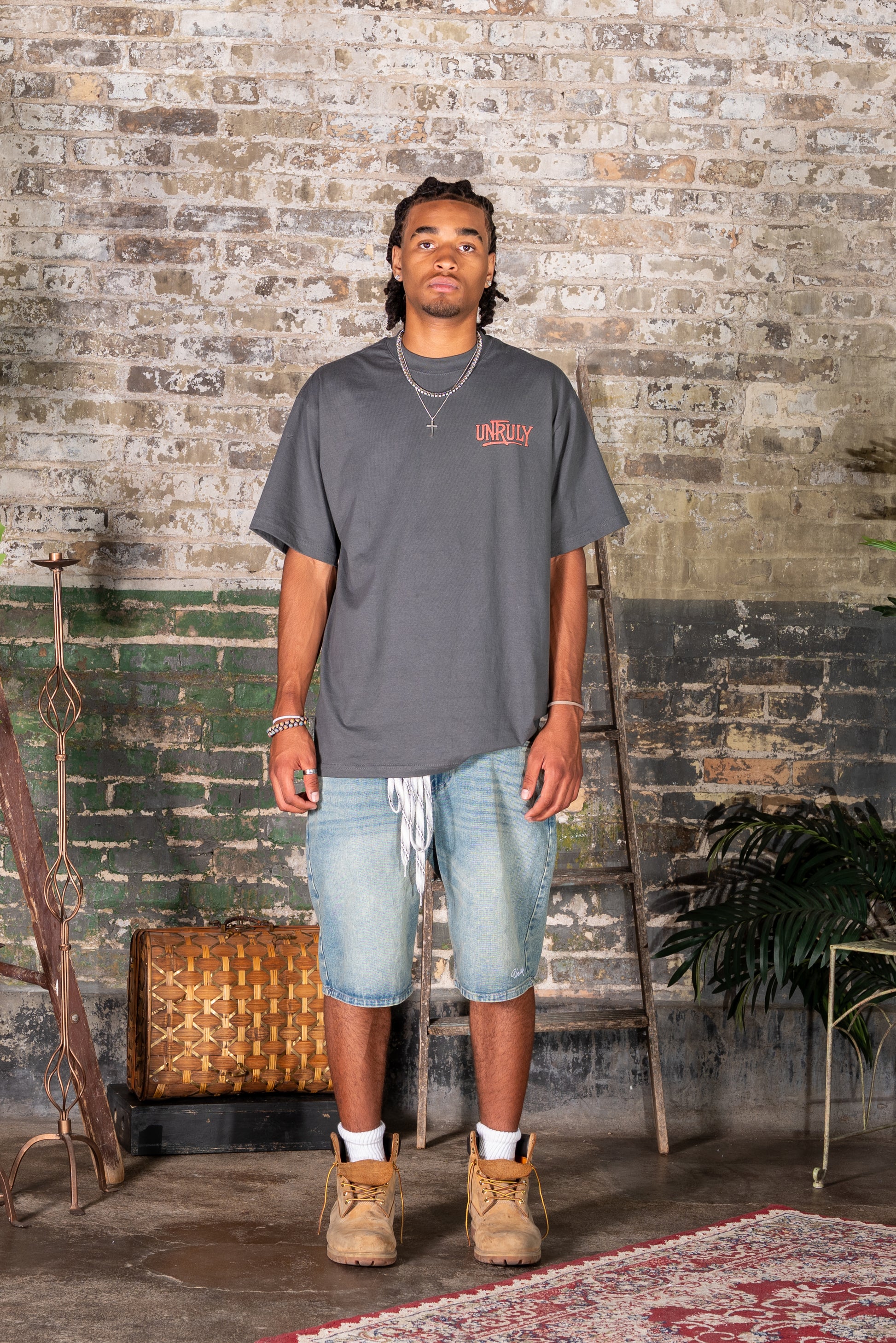 "SERPENT" T-SHIRT (DARK-GRAY)