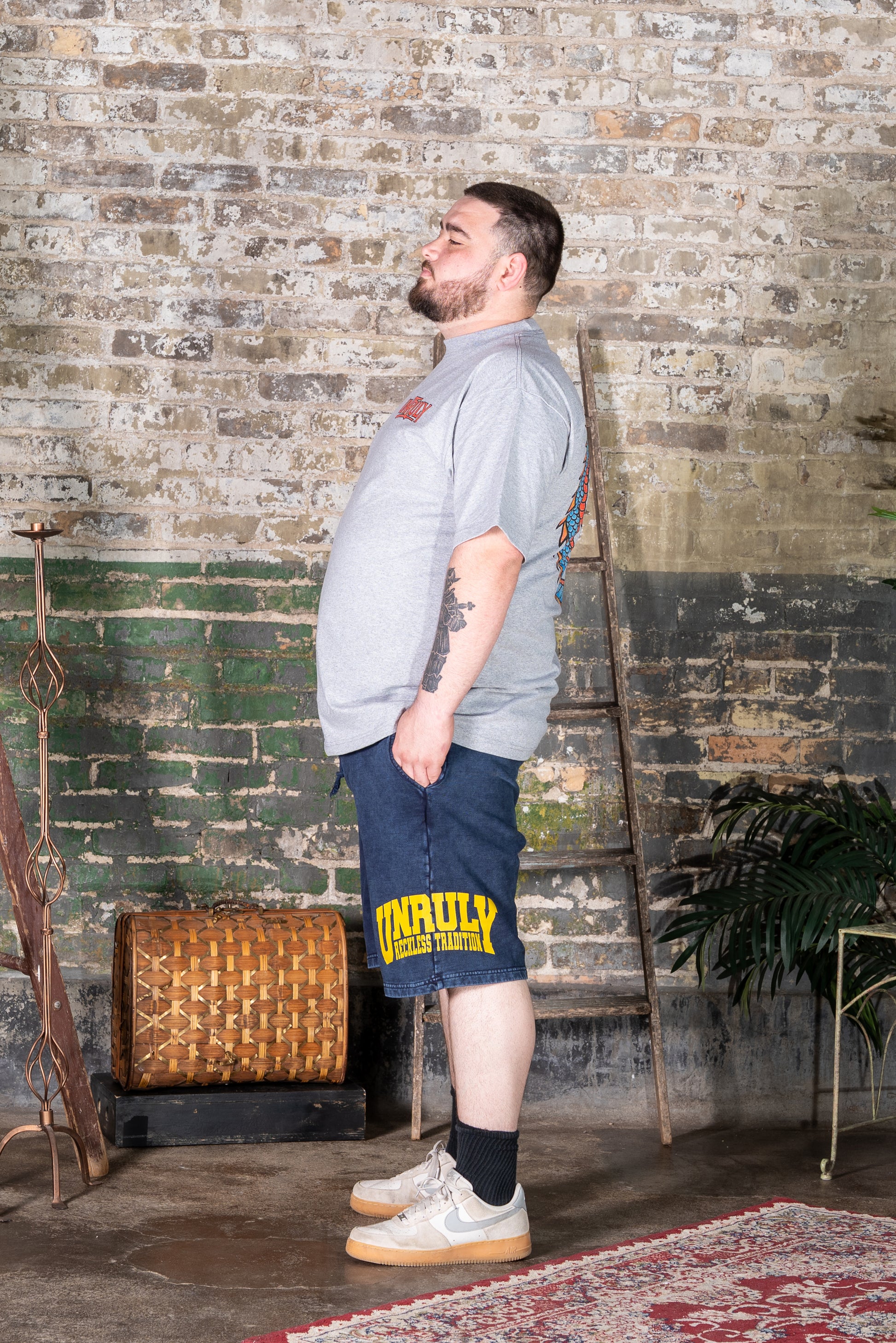 "VARSITY" SWEAT SHORTS