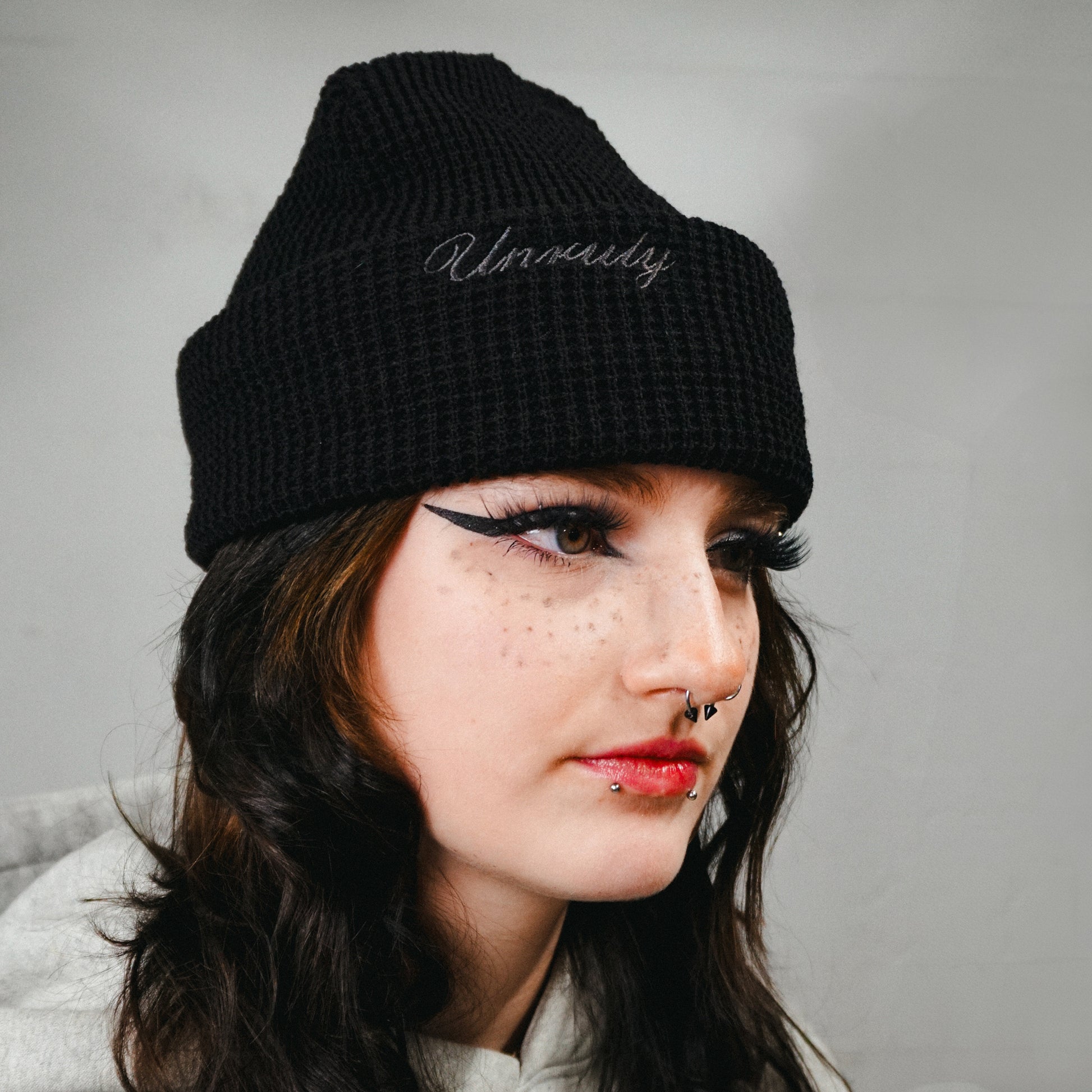 25' LOGO WAFFLE KNIT BEANIE