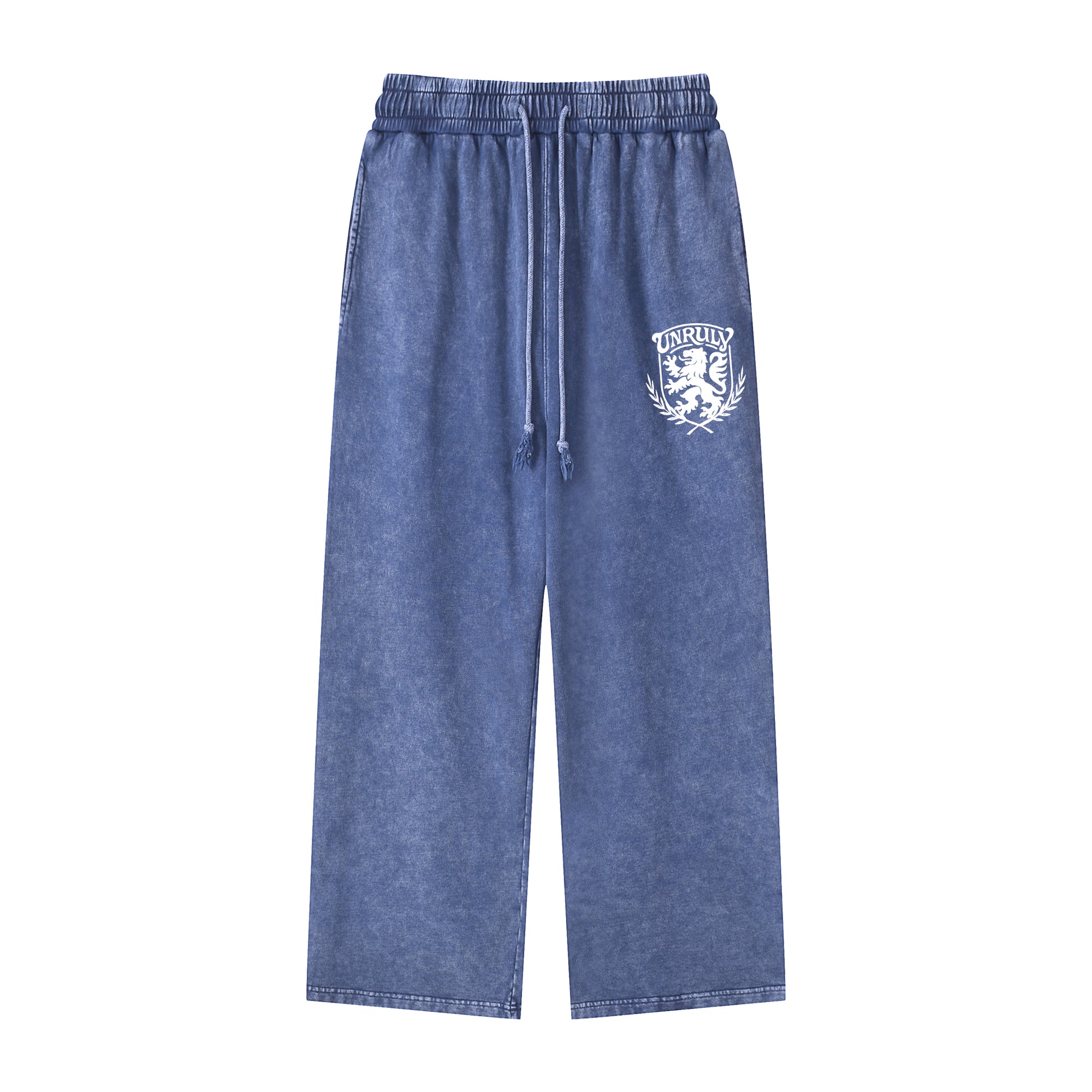 "CREST" SWEAT PANTS (BLUE DENIM)
