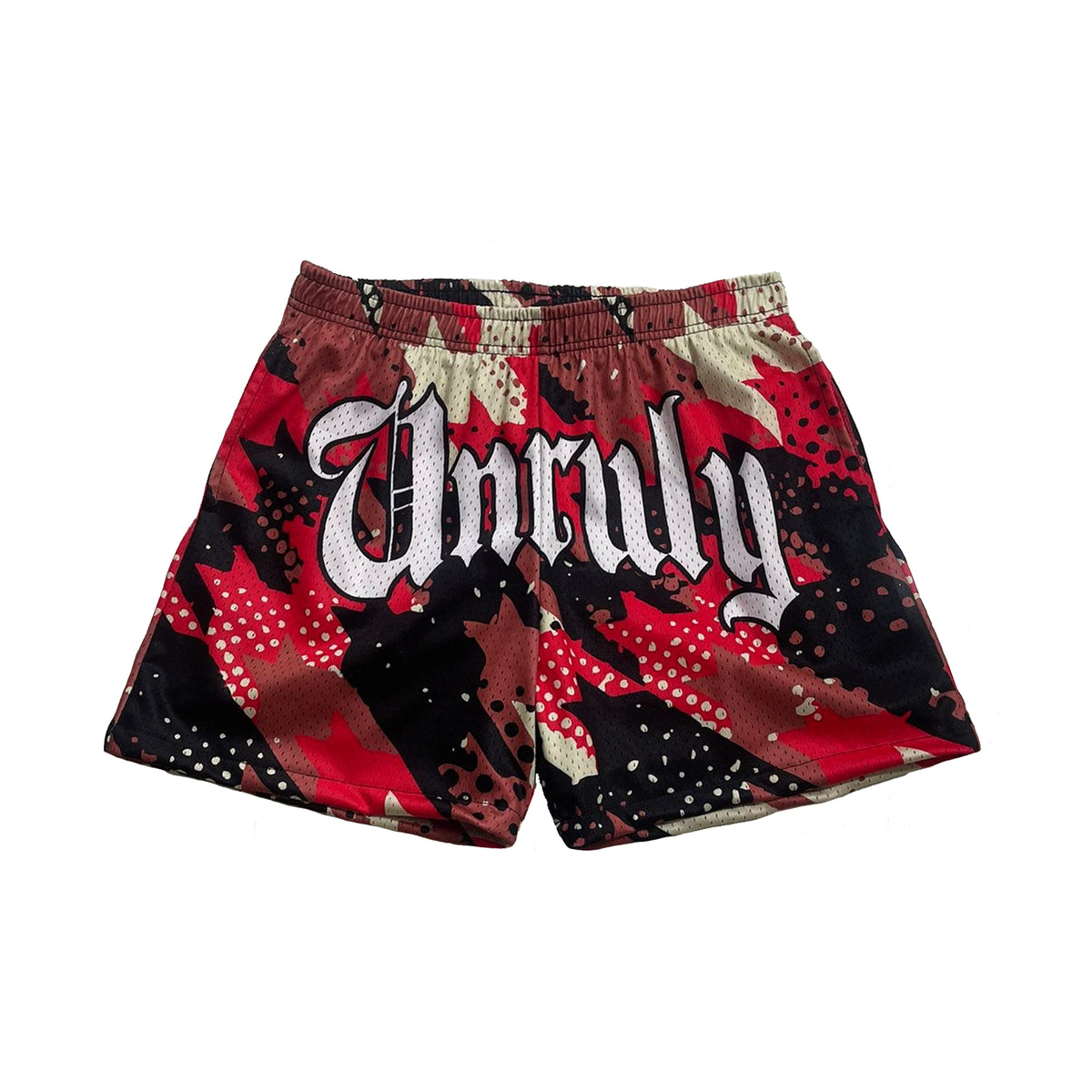 STAR CAMO MESH SHORT (RED)