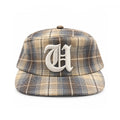 Khaki Plaid Ballcap
