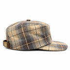 Khaki Plaid Ballcap