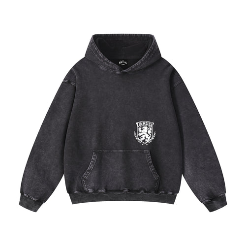 "CREST" PULLOVER HOODIE (BLACK)