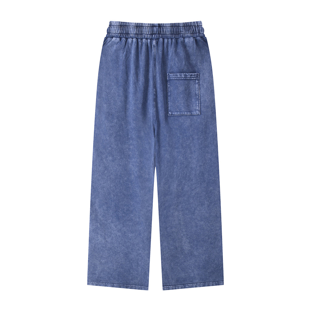 "CREST" SWEAT PANTS (BLUE DENIM)