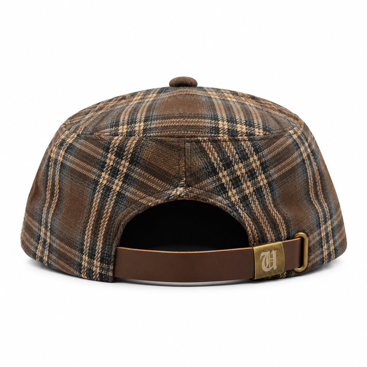 Brown Plaid Ballcap