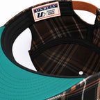 Brown Plaid Ballcap