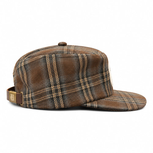 Brown Plaid Ballcap
