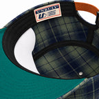 Green/Blue Plaid Ballcap