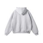 "I'M BORING BABY" PULLOVER HOODIE (HEATHER GREY)