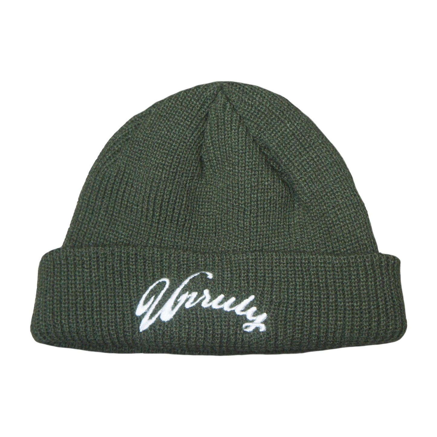 LOGO FISHERMAN BEANIE (OLIVE)